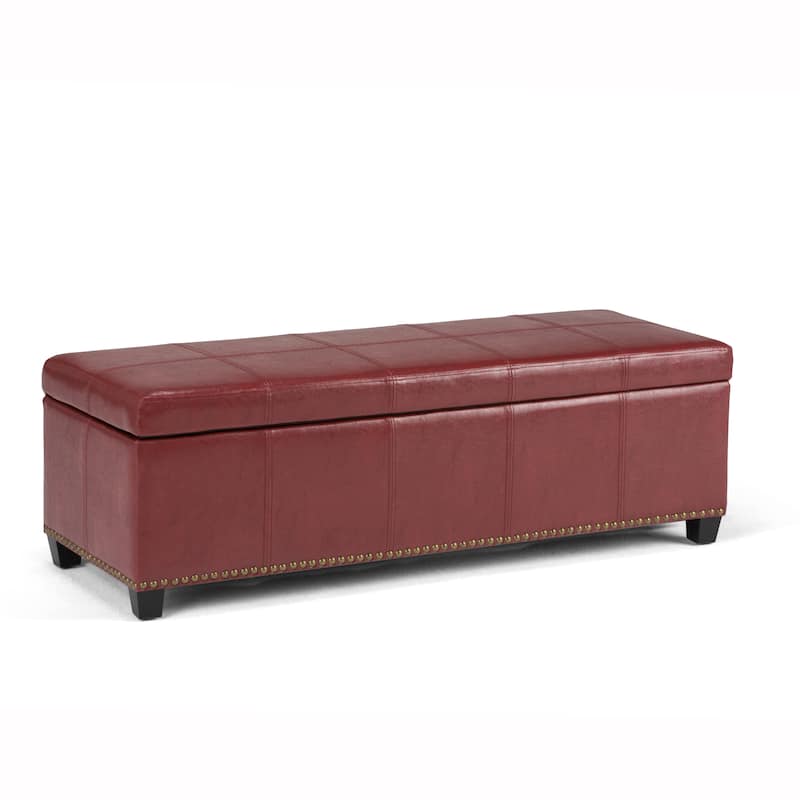 WYNDENHALL Stanford Upholstered Storage Ottoman