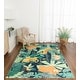 preview thumbnail 3 of 5, Kids Collection Explore the Jungle Trees & Animals Area Rug