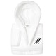 preview thumbnail 42 of 103, Sweet Kids 100% Polyester SUPER PLUSH Double Brushed Hooded Bathrobe with Black Script Monogram M - Large