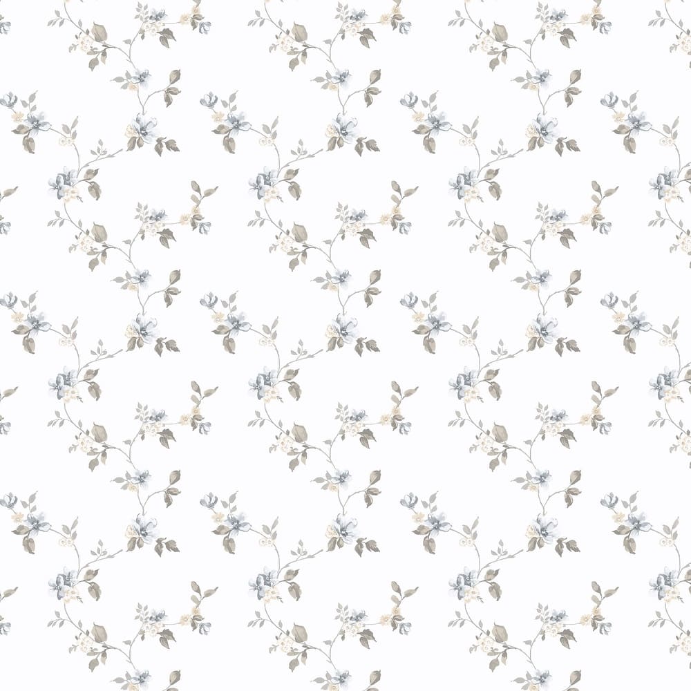 Laon Mini Floral Trail 20.5 In X 33 Ft Washable Wallpaper