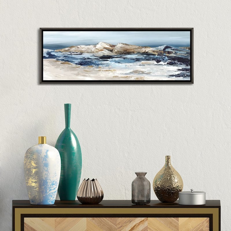 iCanvas "By The Rocks" by Luna Mavis Framed