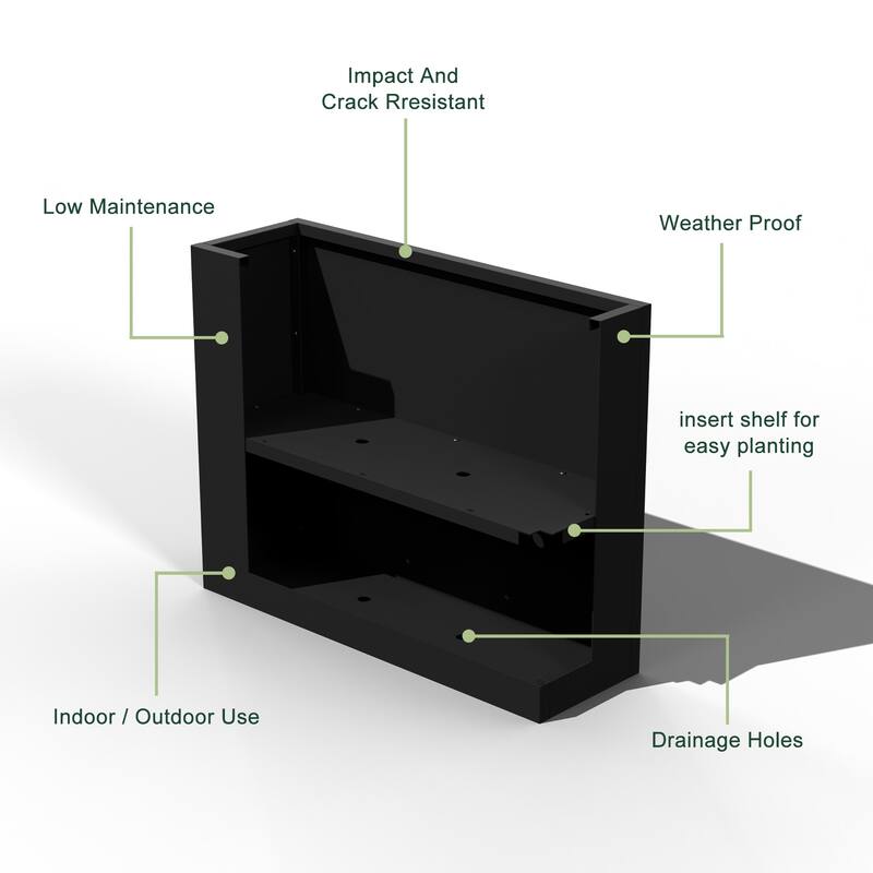 Metal Planters for Outdoor Plants Planter Box