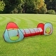 preview thumbnail 5 of 4, 4-Piece Kids Pop-Up Tent, Cube, and Tunnel Set by Hey! Play! - Multicolor