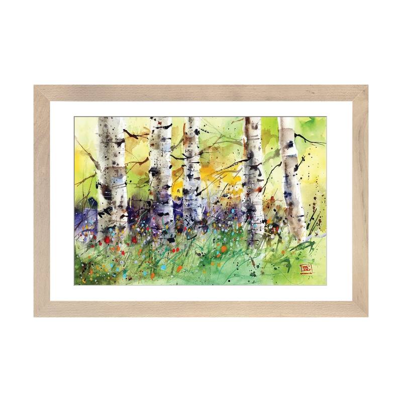 iCanvas "Spring Trees" by Dean Crouser - Natural - 16x24x1