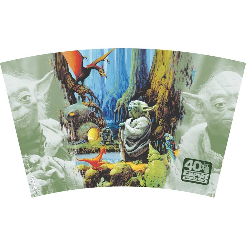 Tervis Star Wars Empire 40th Anniversary Yoda Made in USA Double Walled Insulated Travel Tumbler, Classic