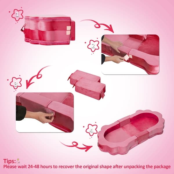 dimension image slide 3 of 4, Portable Toddler Bed for Travel, Foldable Travel Bed Floor Bed for Sleeping Washable Toddler Travel Cot