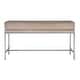 preview thumbnail 3 of 5, Uttermost Kamala 54" Long Oak Veneer Top Stainless Steel Console Table