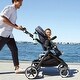 preview thumbnail 8 of 6, Evenflo Pivot XPand Travel System Stroller with SecureMax Car Seat, Garnet Red - 39.8