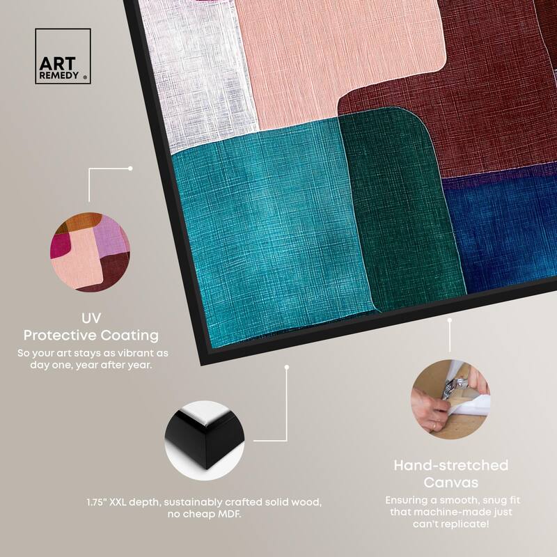 Color Block Cadence III Canvas by Art Remedy