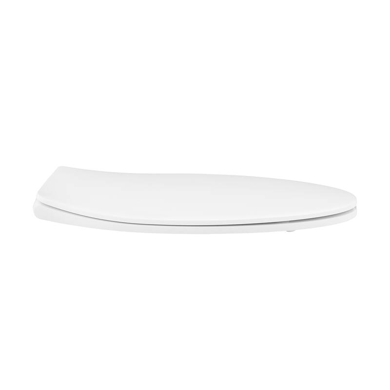 Cholet Elongated Quick-Release Toilet Seat With Night Light - 18.45" x 14.15" 1.8"