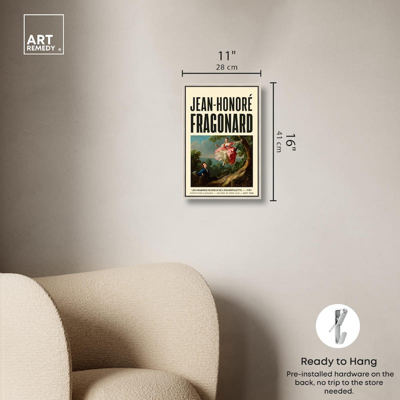 Fragonard's Swing Canvas by Art Remedy