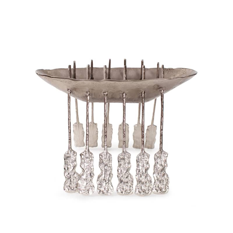 Viking Oseberg Ship Sculpture - 12H x 5W x 3.5D