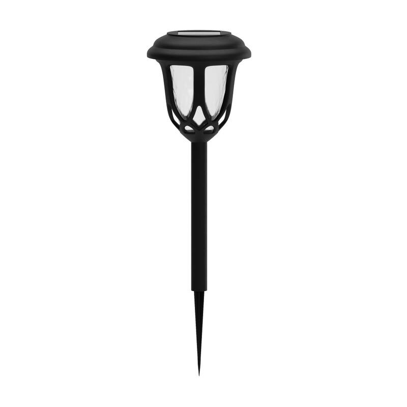 All - Weather Tulip Design Solar Powered LED Garden & Pathway Lights - Set of 8