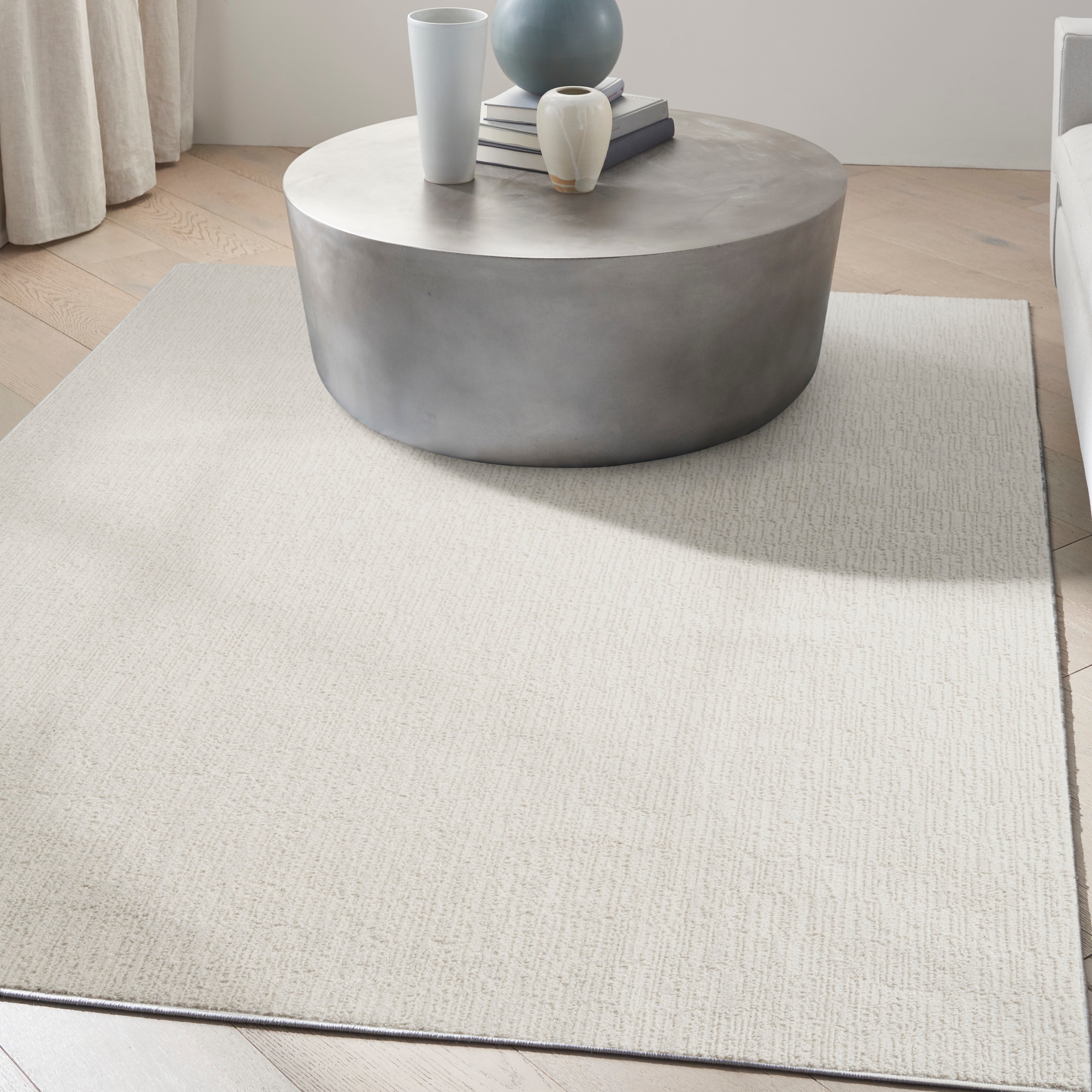 Calvin Klein CK029 Captivating Indoor only Ivory / Gray Modern Area Rug
