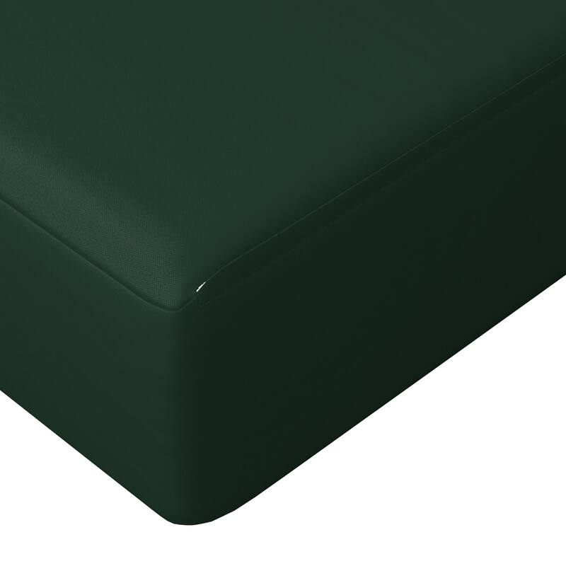 California Umbrella Outdoor Deep Seat Cushion Set, 24" x 48", Sunbrella Fabric, Densified Fiber Fill