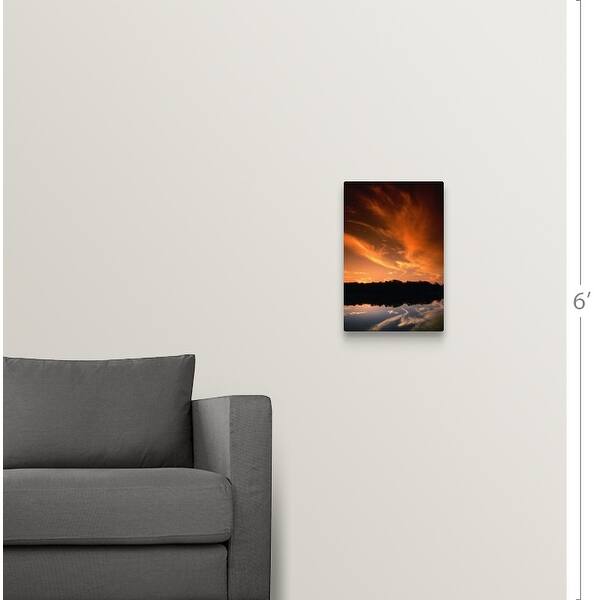 "Sunset over Quanah Parker Lake, Wichita Mountains Wildlife Refuge