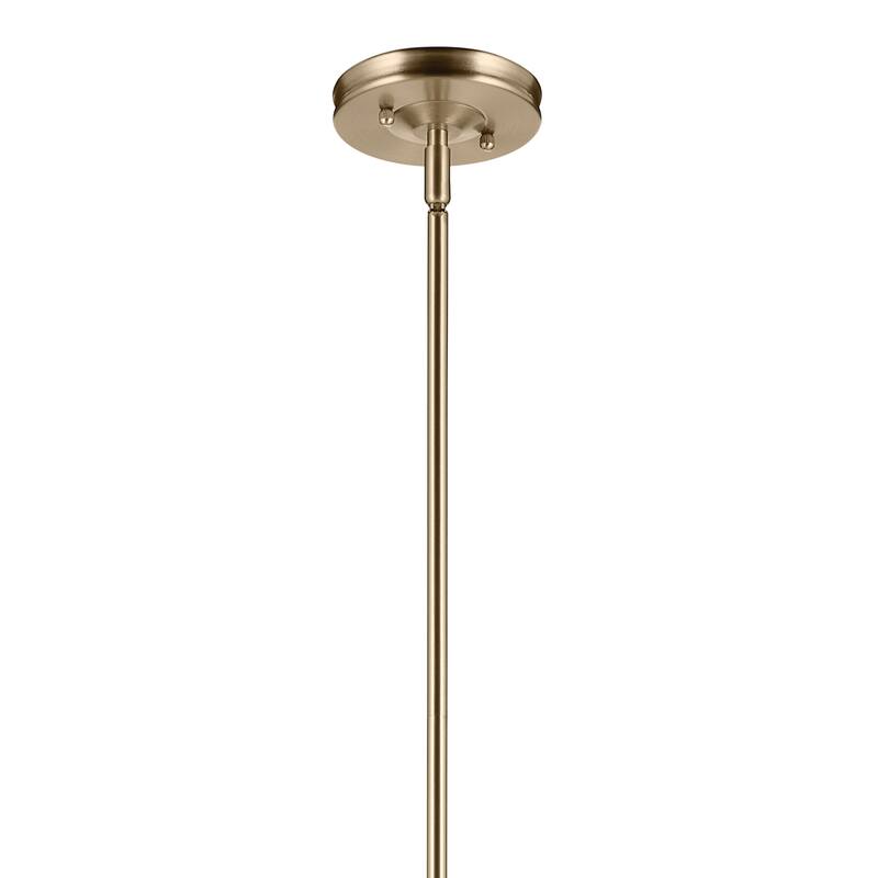 Kichler Lighting Laria 10.5 Inch 1 Light Pendant with Opal Glass in Champagne Bronze