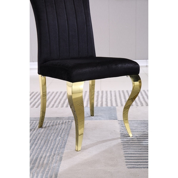 Striped upholstered dining clearance chairs