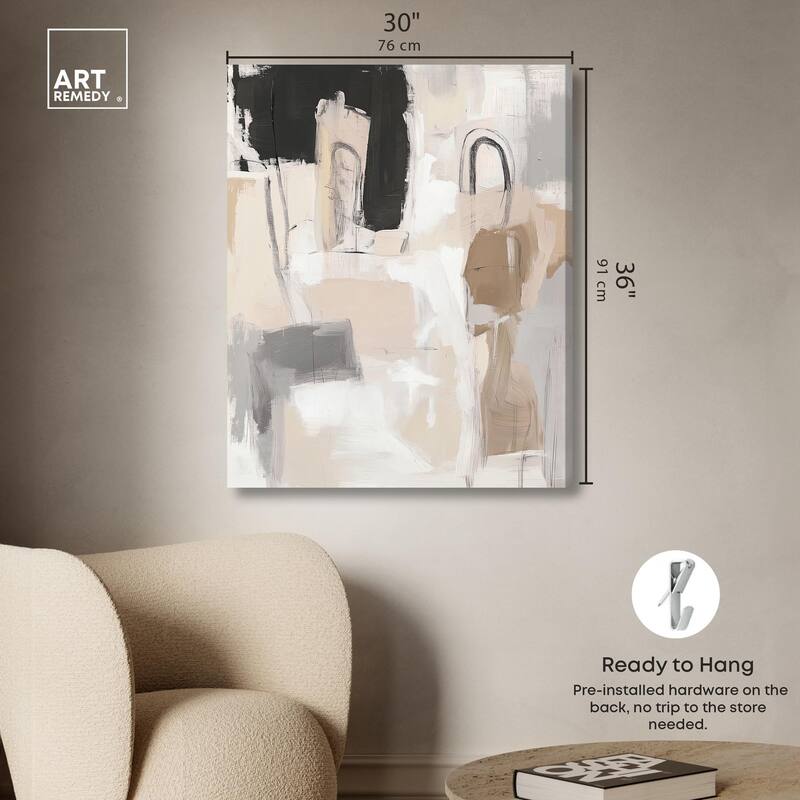 Freeform Movement II Canvas by Art Remedy, Gallery Wrapped