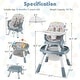 preview thumbnail 22 of 34, Babyjoy 16-in-1 Baby High Chair with Activity Center Booster Seat - See Details