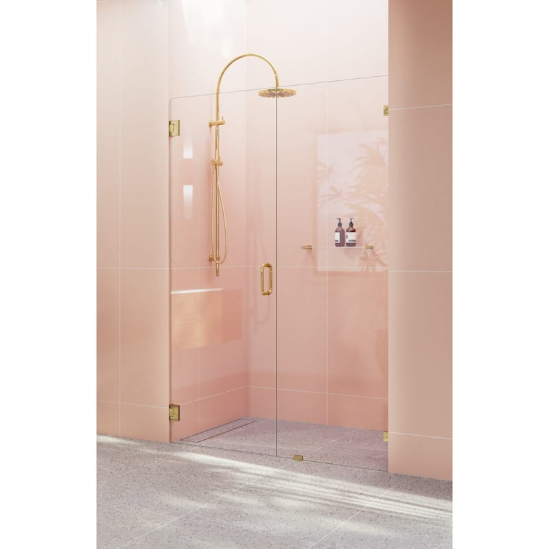 Glass Warehouse GW-WH-46 Illume 78" High x 46" Wide Hinged Frameless