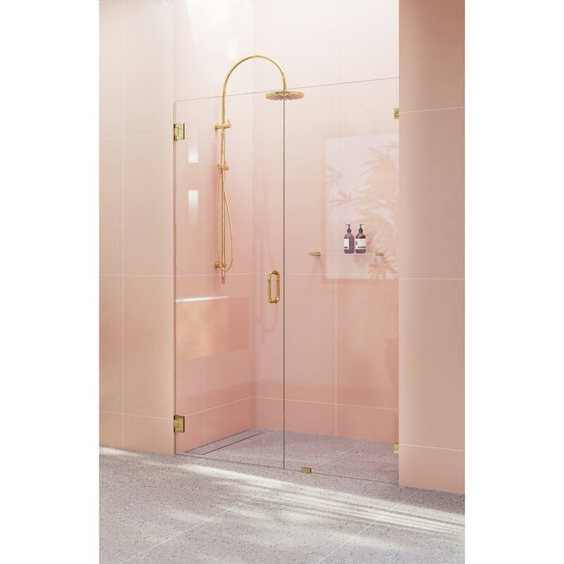 Glass Warehouse GW-WH-53 Illume 78" High x 53" Wide Hinged Frameless