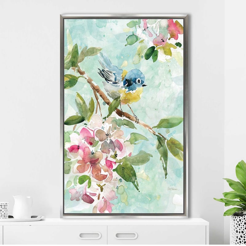 "Asbury Garden Song I" by Carol Robinson Print on Floating Canvas