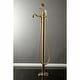 preview thumbnail 34 of 36, English Country Freestanding Tub Faucet with Hand Shower Brushed Brass