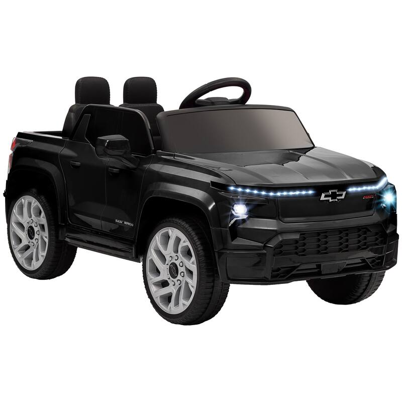 Licensed Chevrolet Silverado EV Kids Electric Ride On Car with Parental Remote Control, Suspension, 3 Speed and Soft Start