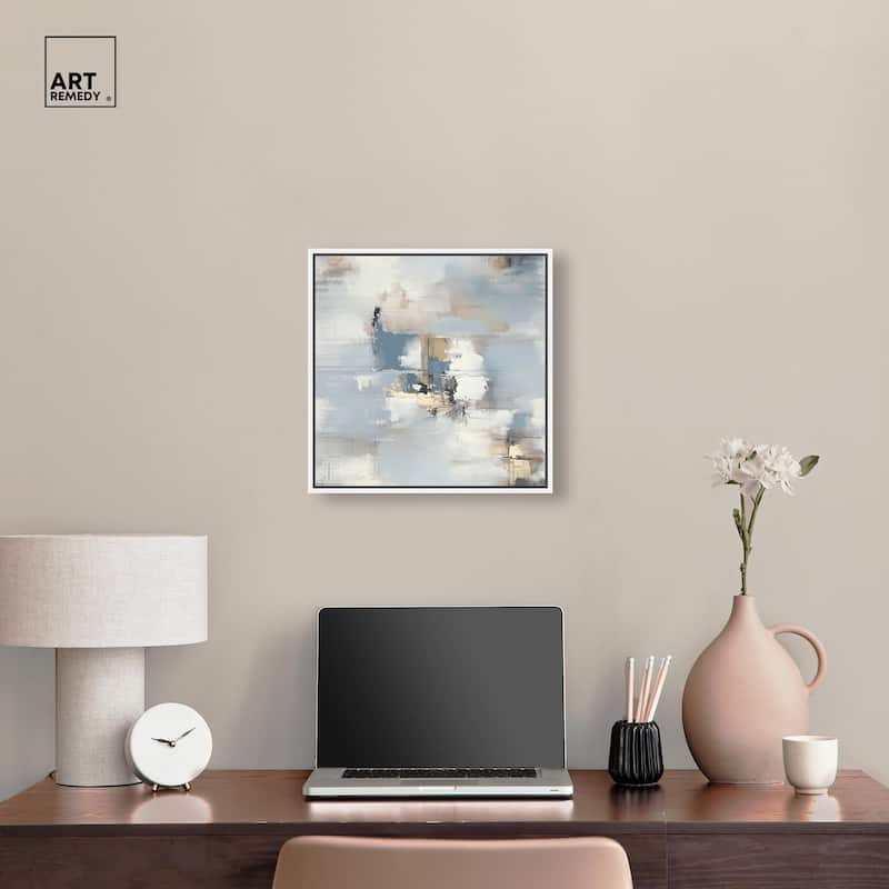 Morning Mist Over the Water Canvas by Art Remedy