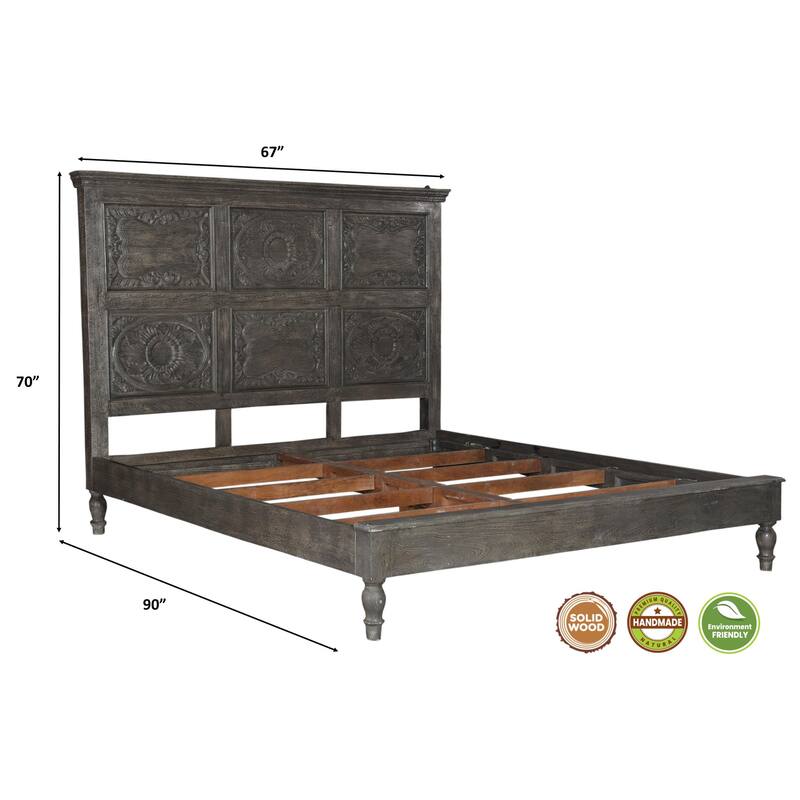 Ashford Carved Panel Bed