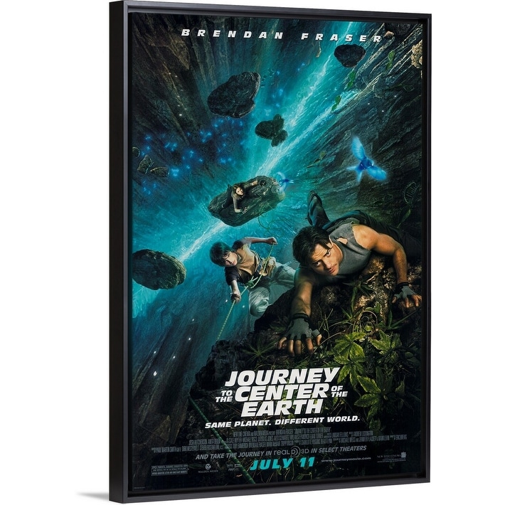 Shop Journey To The Center Of The Earth Movie Poster Black