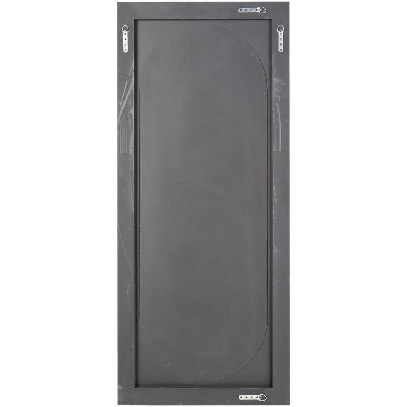 Matheo Modern Boho Cane & Black Rectangular Wall Mirror