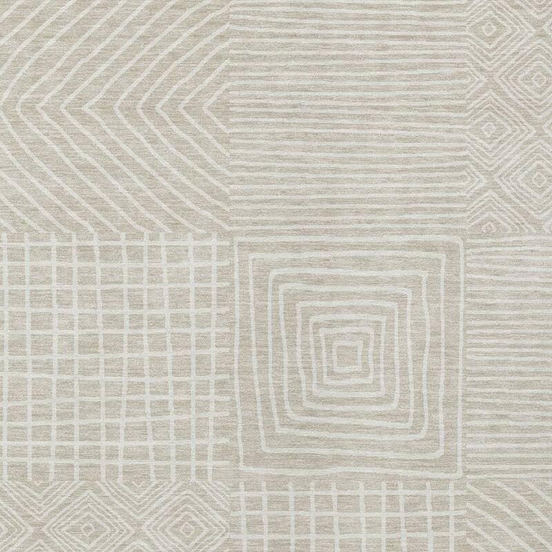 HomeRoots Geometric Transitional Rectangle Outdoor Rug