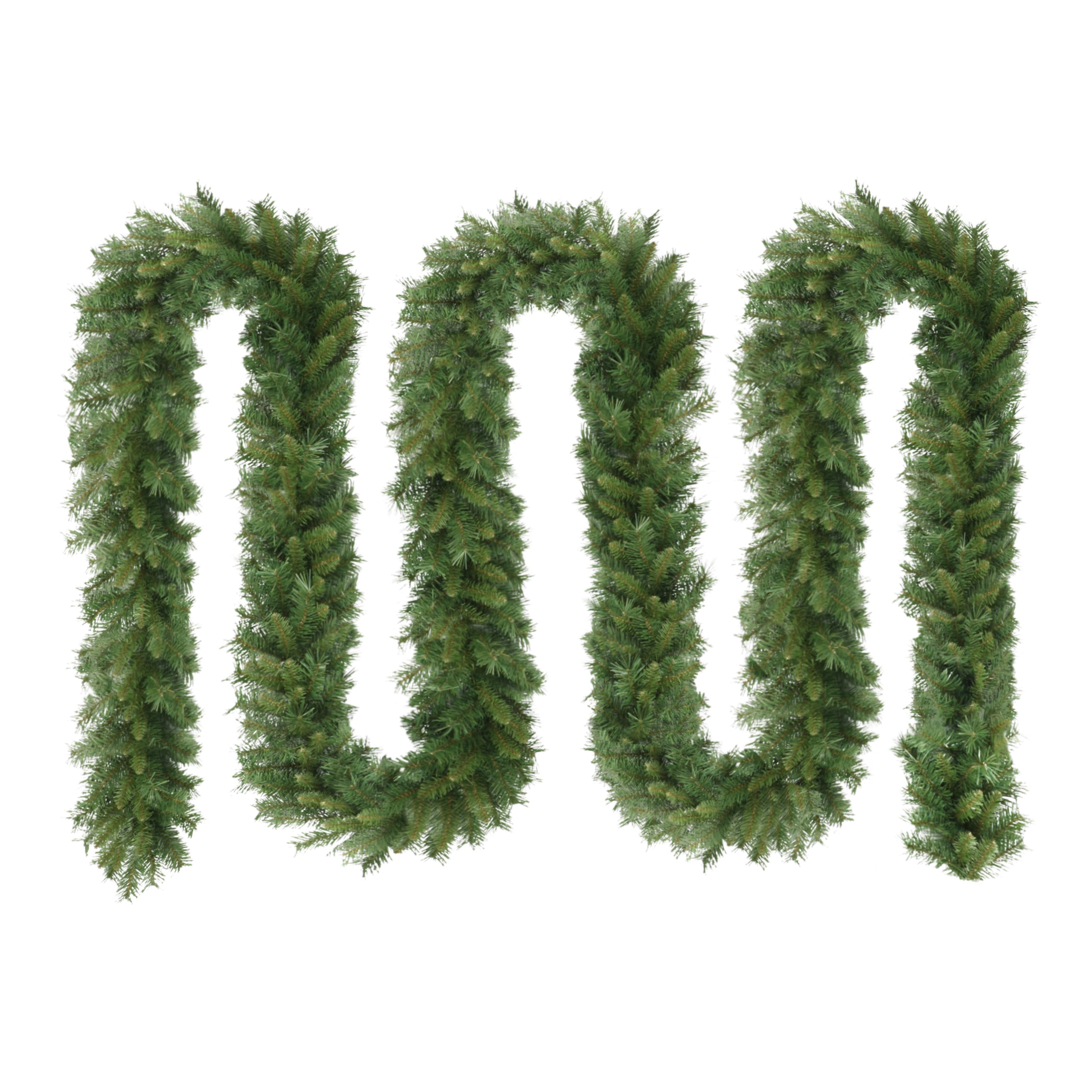 Puleo International 20 ft. x 10 in. Round Valley Pine Artificial Garland