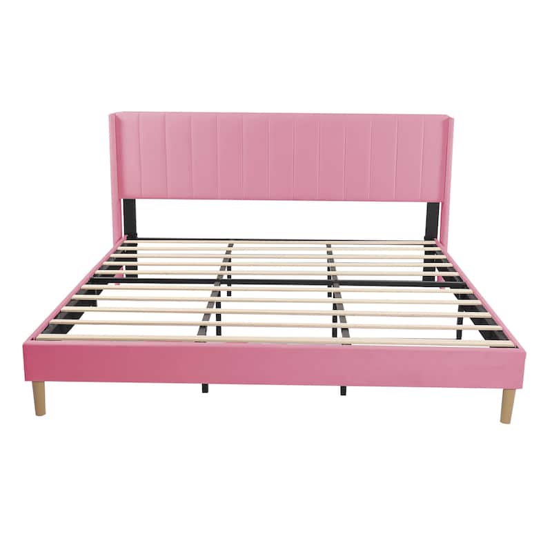 Alazyhome Upholstered Platform Bed Frame