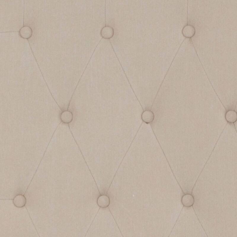 Tufted Upholstered Nailhead Trim Platform Bed