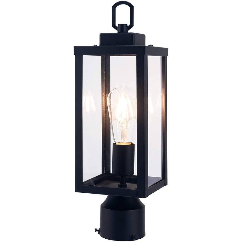 2 Pack 1-Light Outdoor Wall Sconce Set - 5.12"x5.12"x16.5"