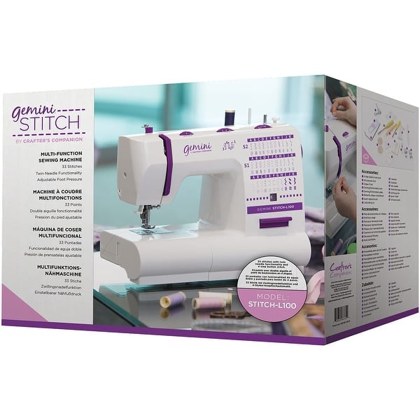 Shop Gemini Stitch Sewing Machine North American Version Overstock 25445819