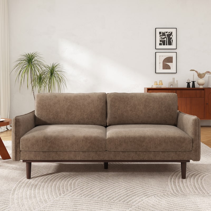 Modern Style Loveseat Sofa 75.75" Sofa Couch 2-seater Sofa with Spacious Seating Area for Living Room