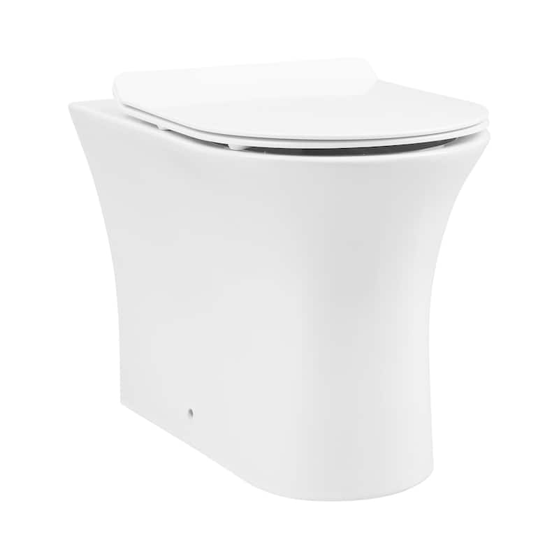 Swiss Madison SM-WT520 Cascade Wall Mounted Elongated Toilet Bowl Only - White