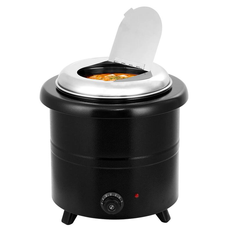 Commercial Soup Warmer Kettle Food Warmer, Electric Soup Pot - 13.7Qt