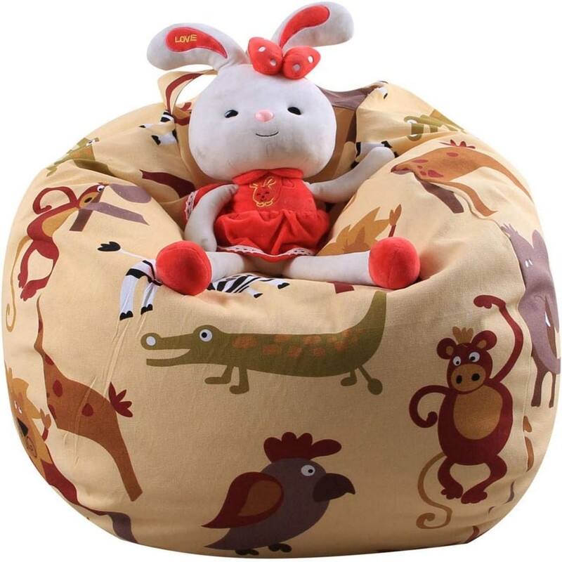 Storage Bean Bag Chair Cover for Kids (26')