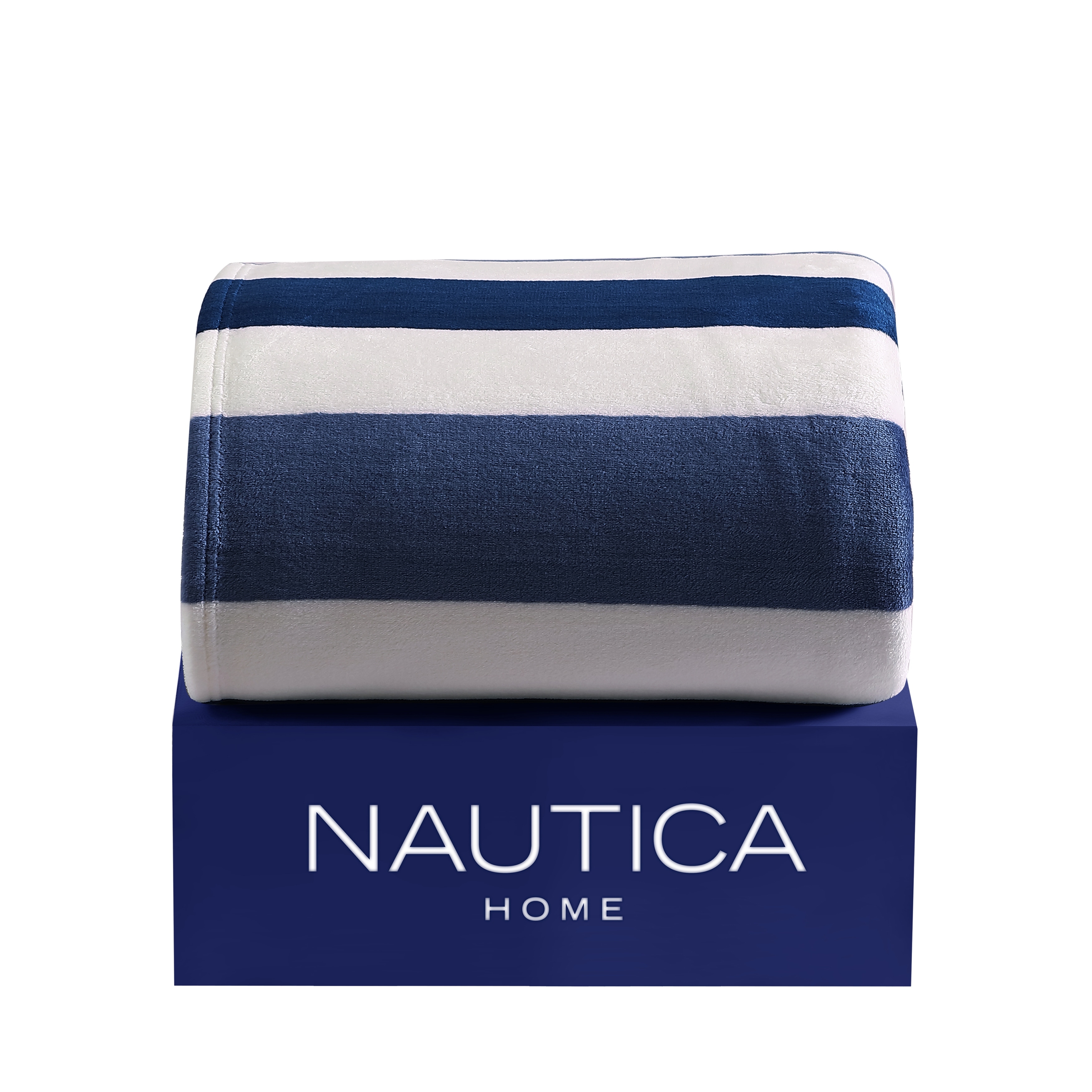 Nautica Awning Stripe Ultra Soft Plush Fleece Blanket - On Sale - Bed Bath  & Beyond - 36328770