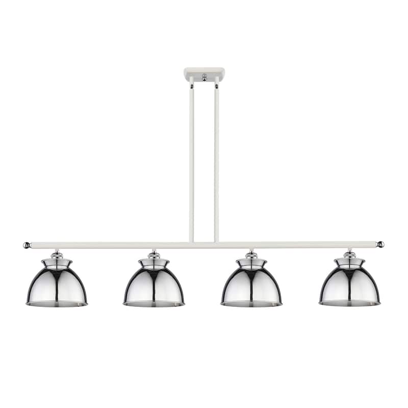 Innovations Lighting 516-4I-11-48 Adirondack Linear Adirondack 4 Light - White / Polished Chrome