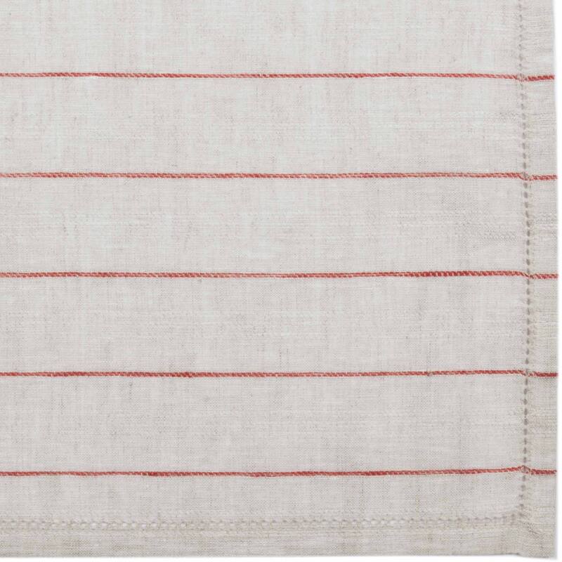 Farmhouse Tabletop Kitchen VHC Charley Placemat Set of 6 Linen Striped - Placemat 12x18
