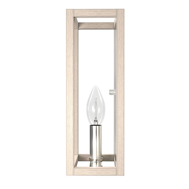 Hunter Squire Manor 1-Light Wall Sconce - Hallway, Bathroom, Bedroom - Modern Farmhouse, Transitional - Damp Rated!