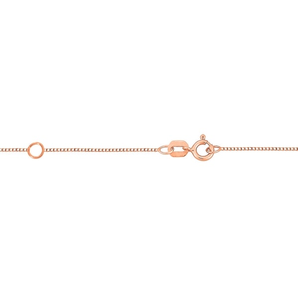 Auriya 14KT Gold 1ctw Round Solitaire Moissanite Necklace - 6.5 mm - 6.5 mm