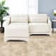 Option 2 Seater with Ottoman Beige