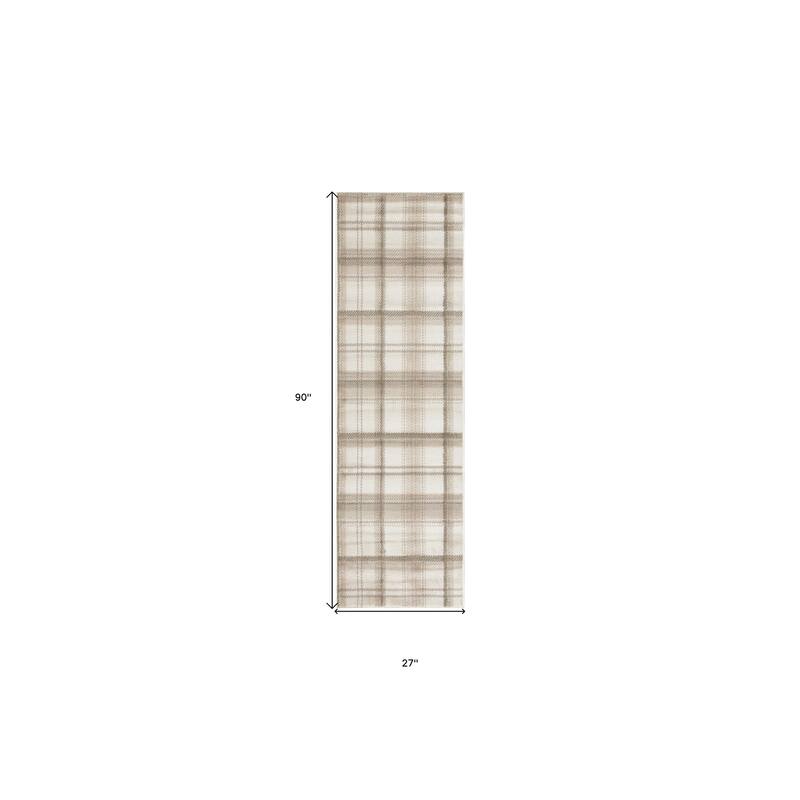 Cinon Power Loomed Traditional Durable Area Rug By HomeRoots - 90' X '27' X '0.5